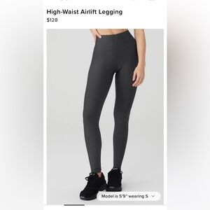 Alo Yoga Leggings Full length Grey